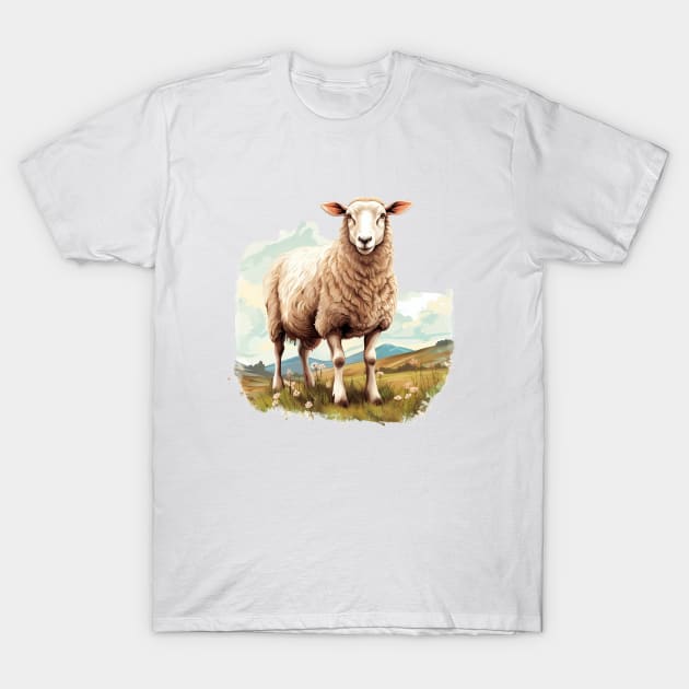 White Sheep T-Shirt by zooleisurelife